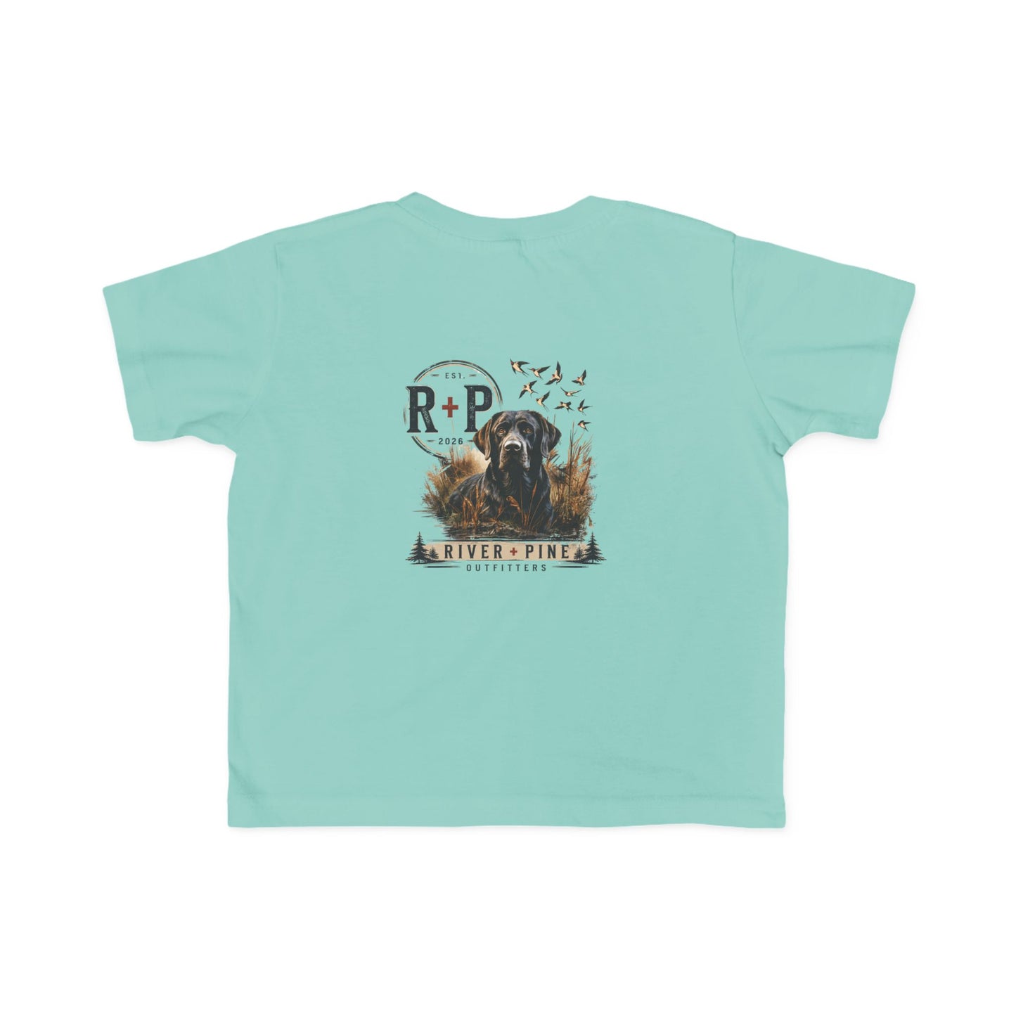 River & Pine Black Dog in Reeds Toddler Graphic Tee (R+P)