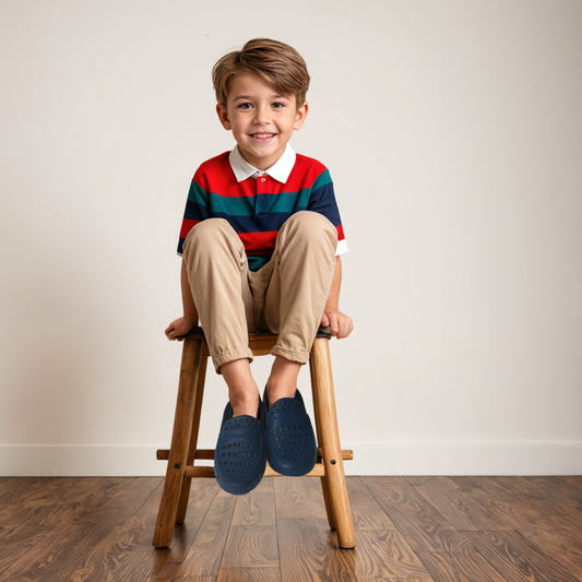 Floafers - PRODIGY DRIVER NAVY PEONY/BRIGHT WHITE - KIDS