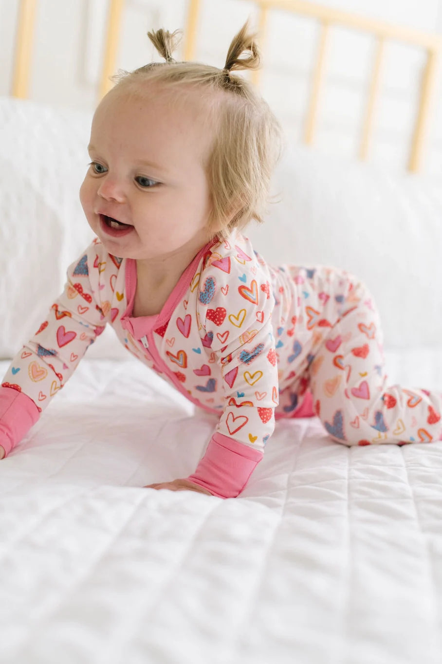 Baby Pajama in Heart Felt