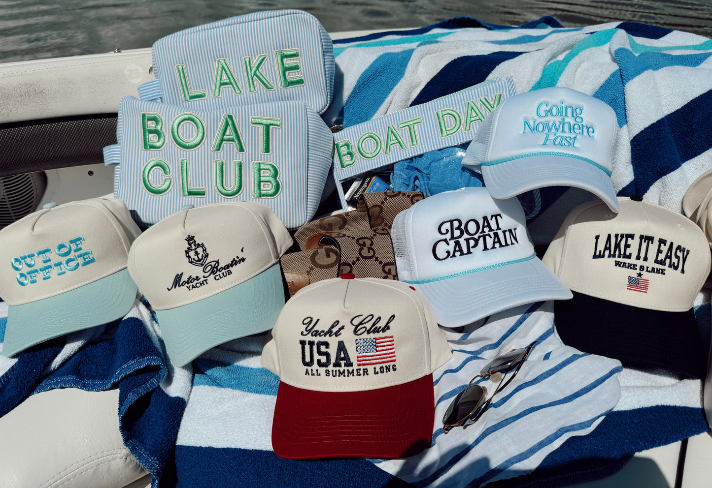 Yacht Club USA Vintage Trucker Hat - PREORDER