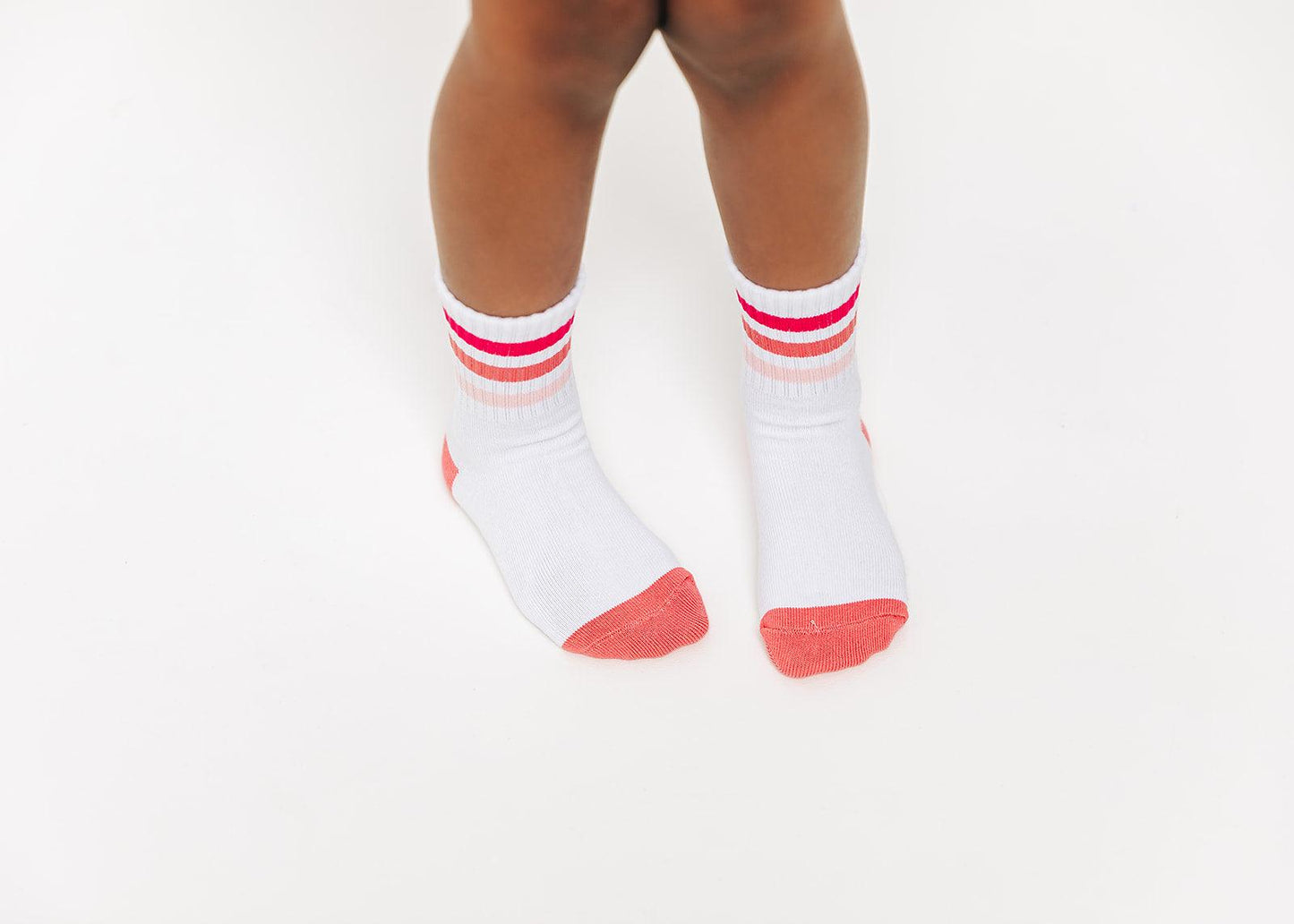 Pink Stripe Socks