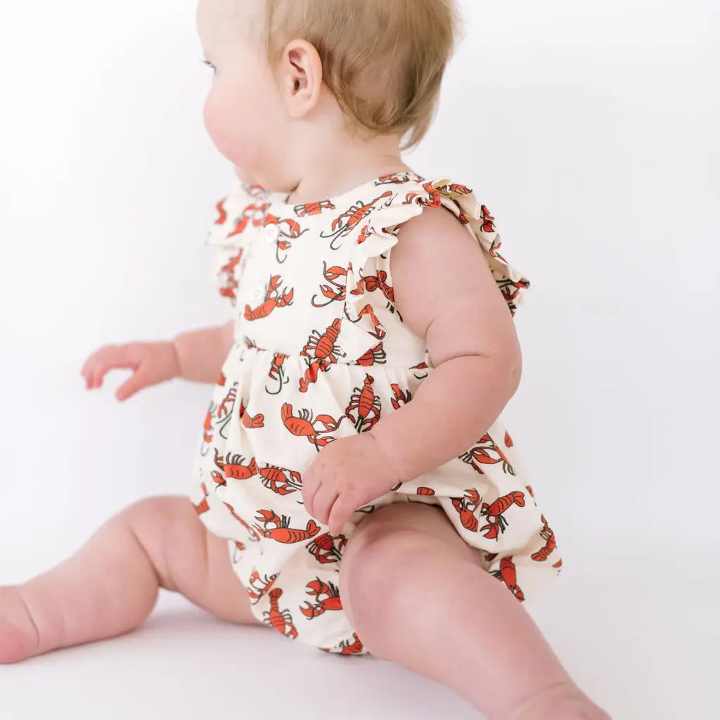 Betsy Romper in Crawfish