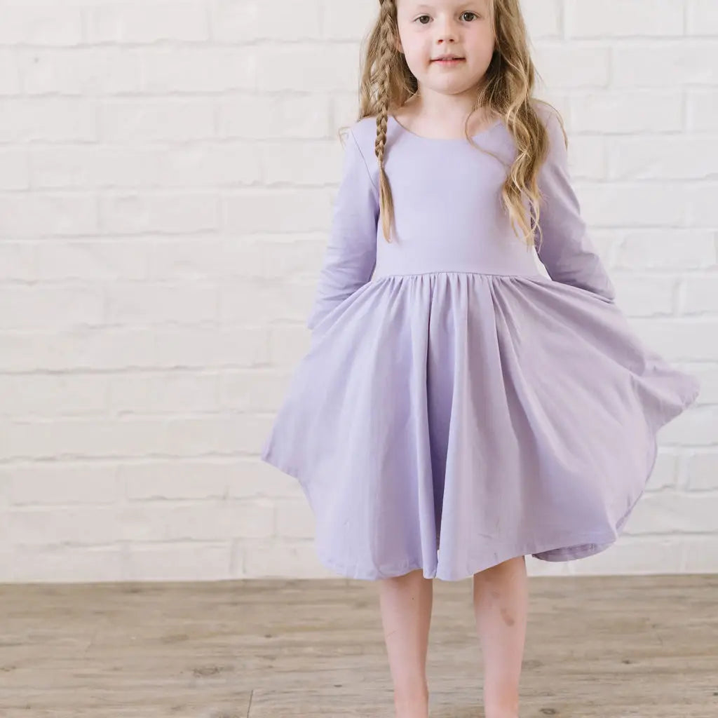 Emile Dress in Lavender 