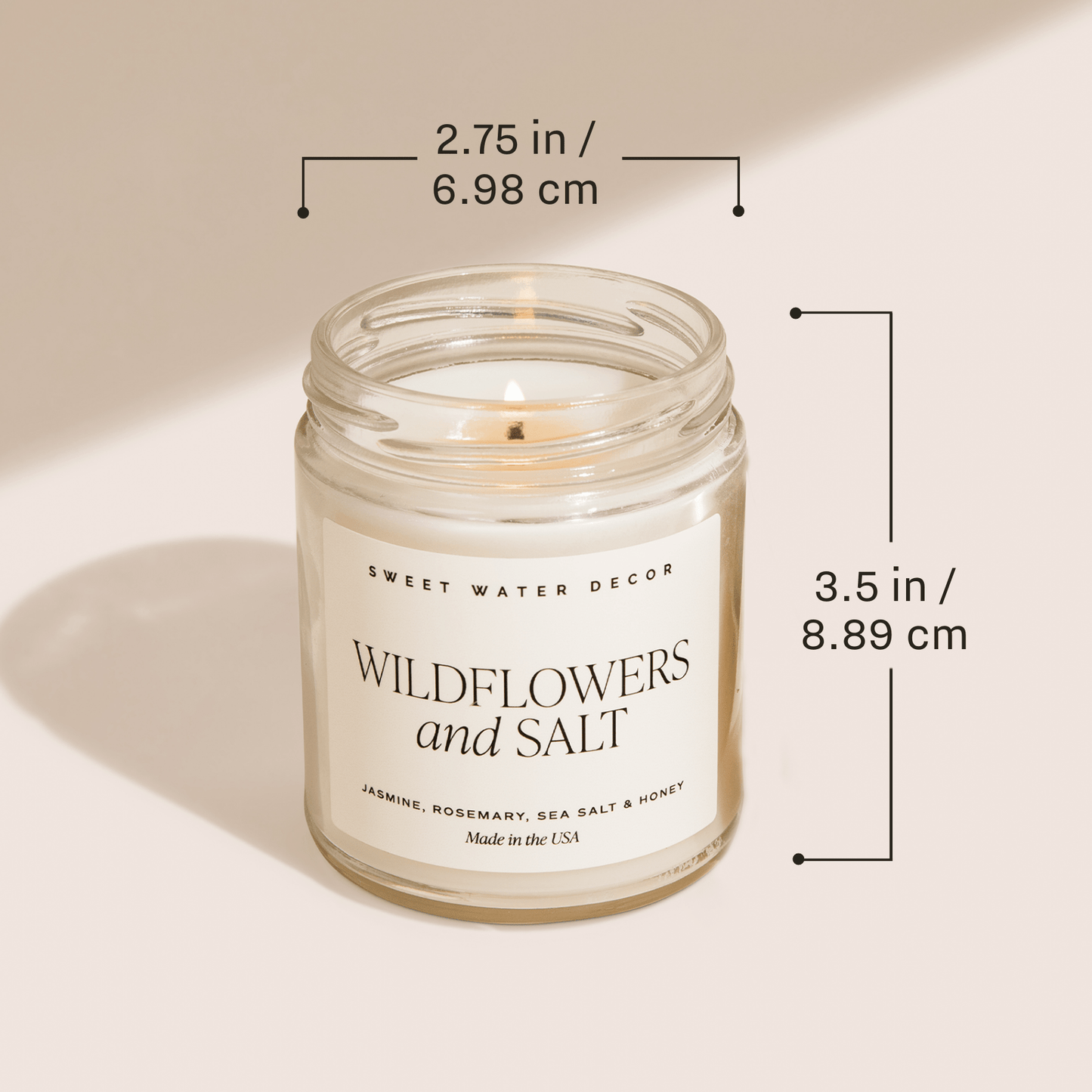 Weekend Soy Candle - Clear Jar - 9 oz