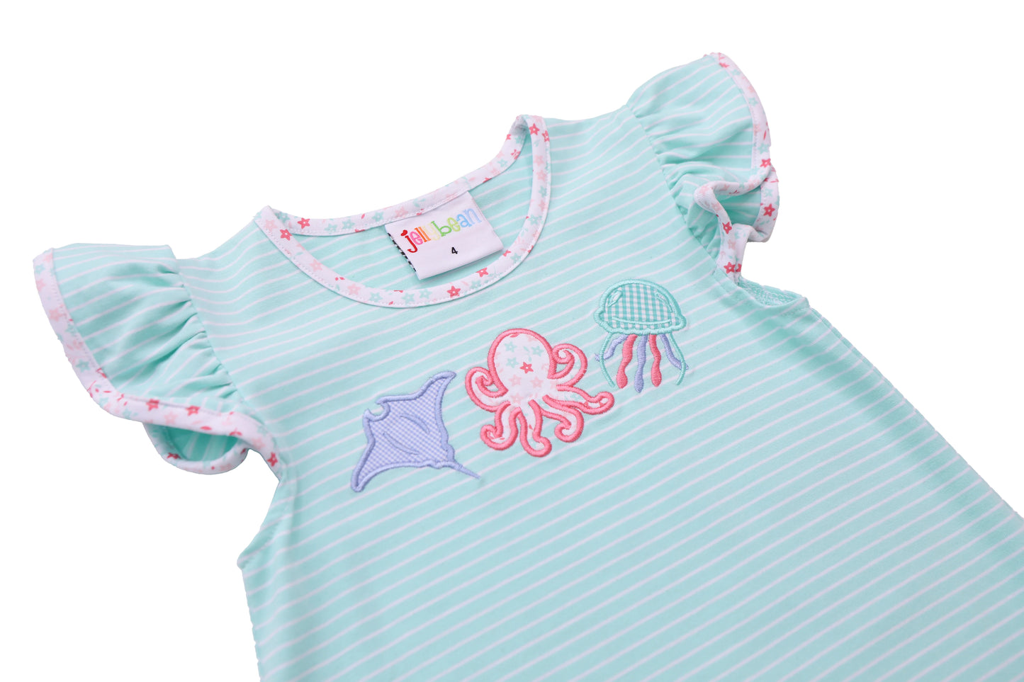 Girl Sea Life Flutter Diaper Set