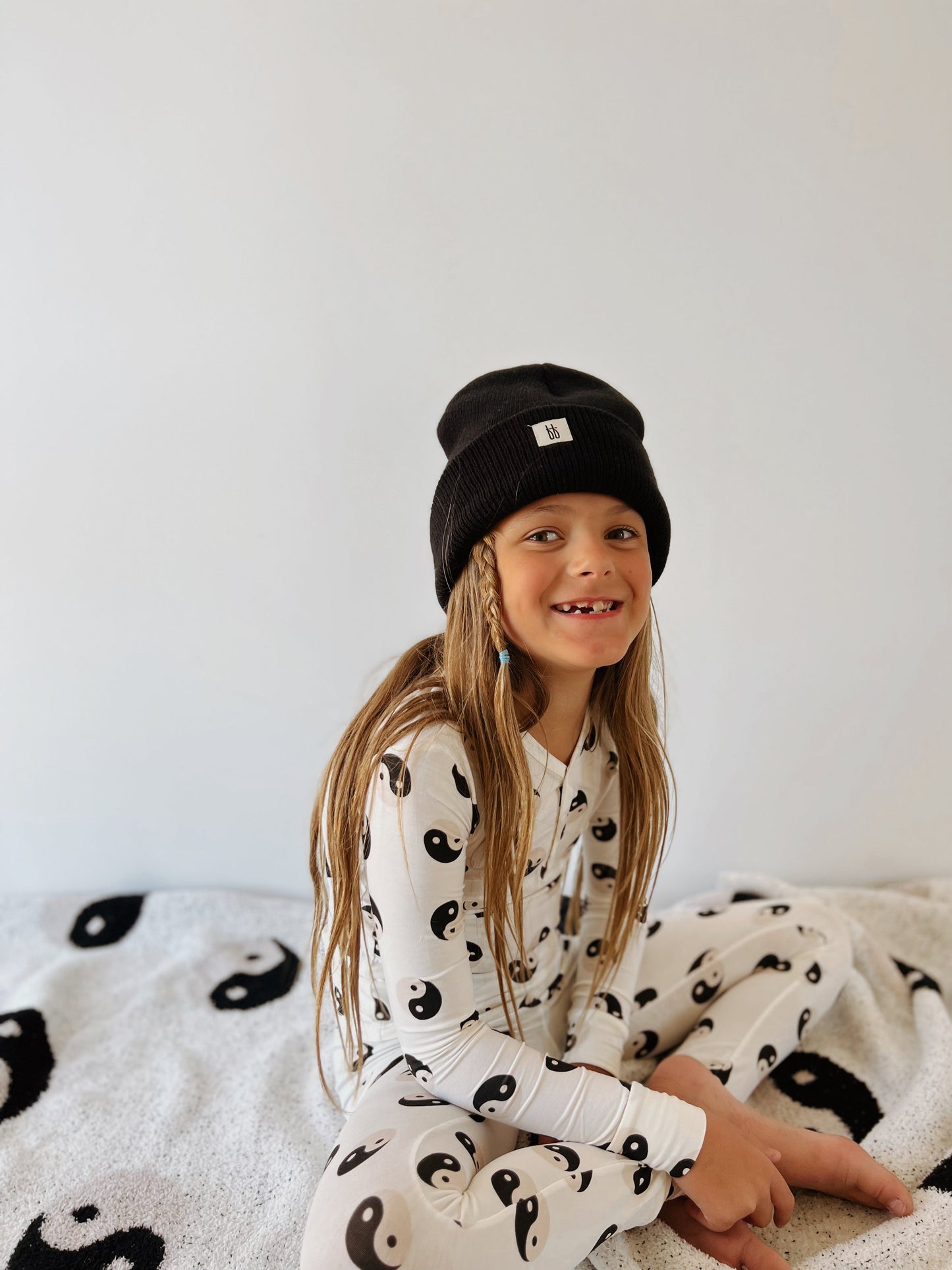 Black & White Yin Yang | Two Piece Bamboo Pajamas