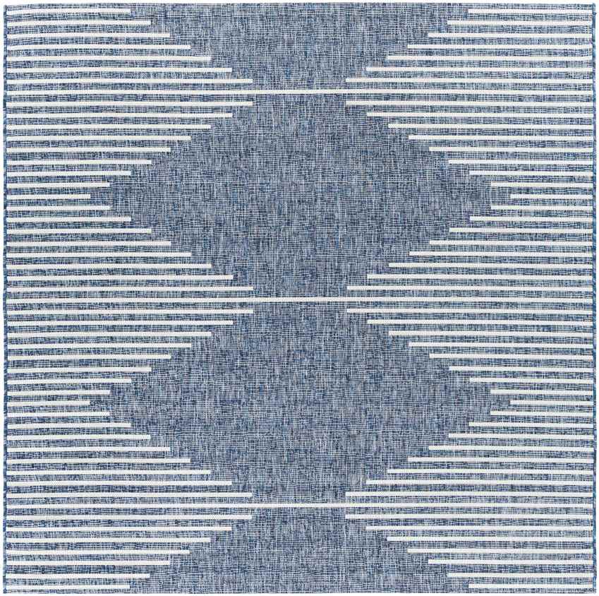 Okswerd Global Bright Blue Area Rug