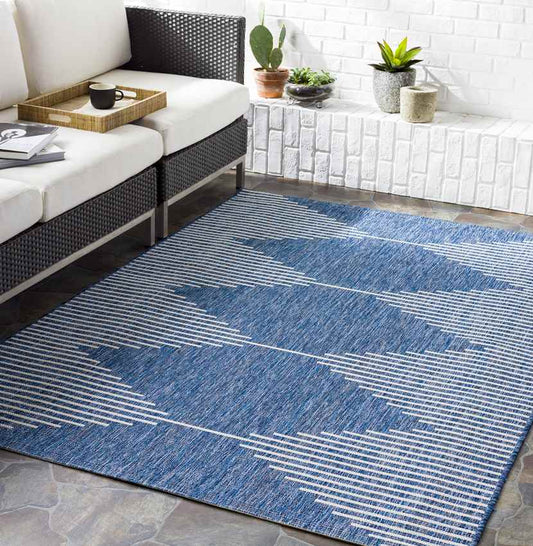 Okswerd Global Bright Blue Area Rug