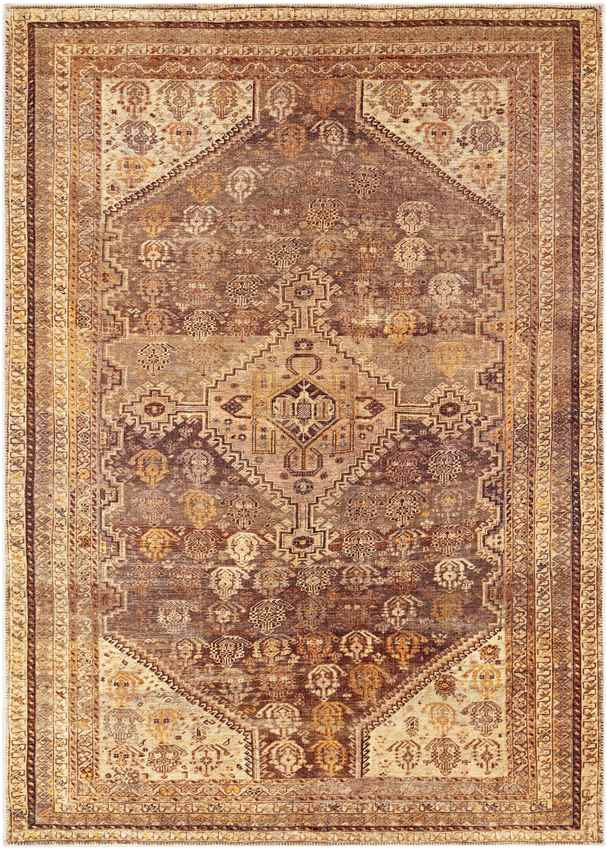 University Park Traditional Saffron Washable Area Rug