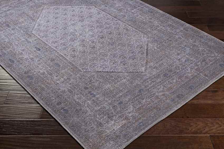 Hayri Traditional Medium Gray Washable Area Rug