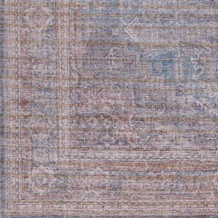 Russiaville Traditional Brown Washable Area Rug