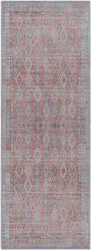 Michigantown Traditional Burnt Orange Washable Area Rug