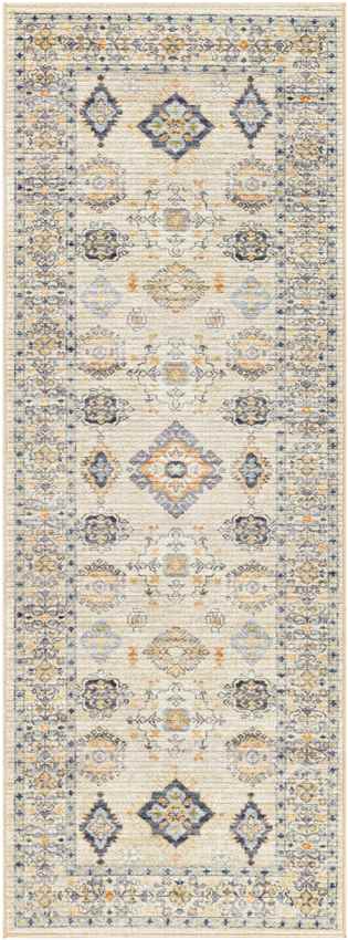 Park Forest Traditional Beige Washable Area Rug