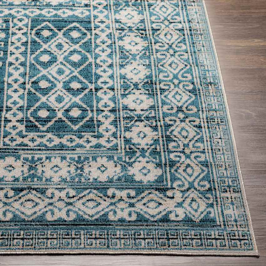 St Leon Global Sky Blue Washable Area Rug