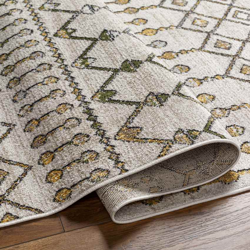 Mary Global Mustard Washable Area Rug