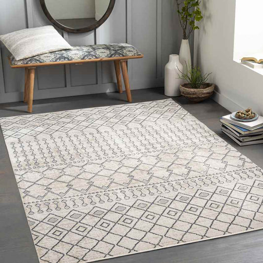 Mary Global Beige Washable Area Rug