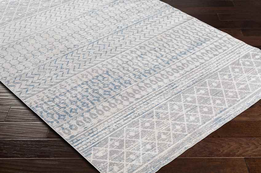 West Terre Haute Global Medium Gray Washable Area Rug