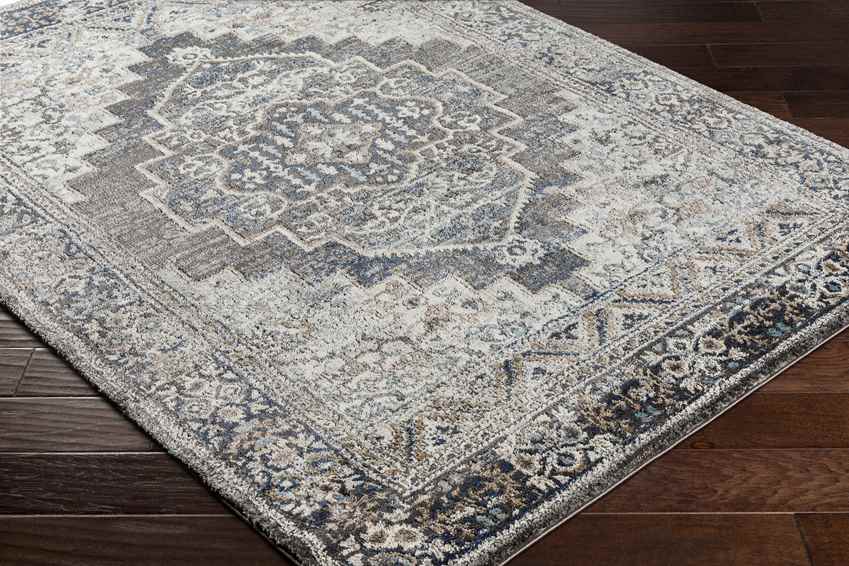 North Judson Traditional Charcoal Area Rug