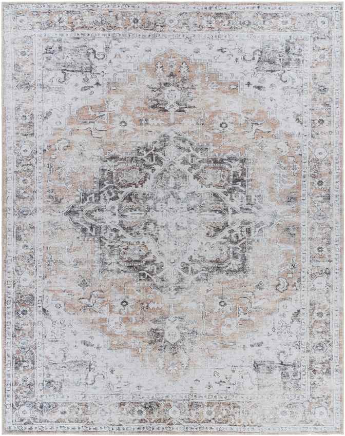 West Okoboji Traditional Gray Washable Area Rug