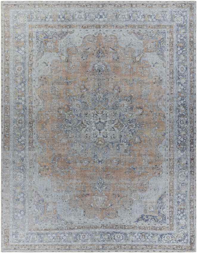 Westphalia Traditional Slate Washable Area Rug