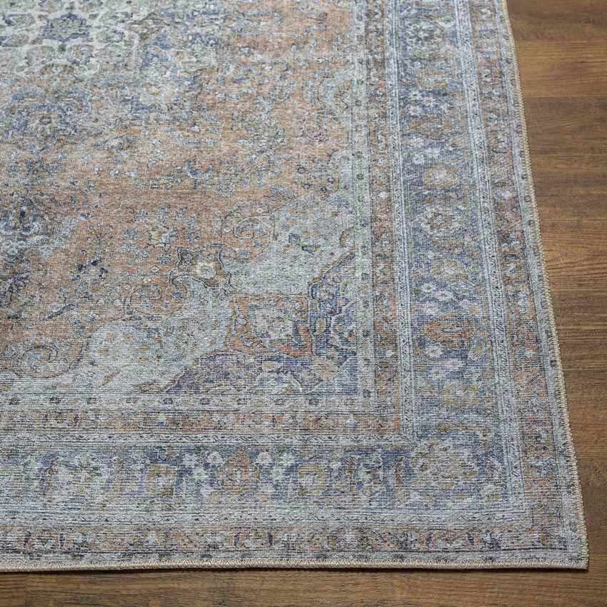 Westphalia Traditional Slate Washable Area Rug