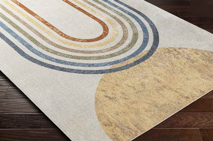 Eliot Modern Beige Washable Area Rug