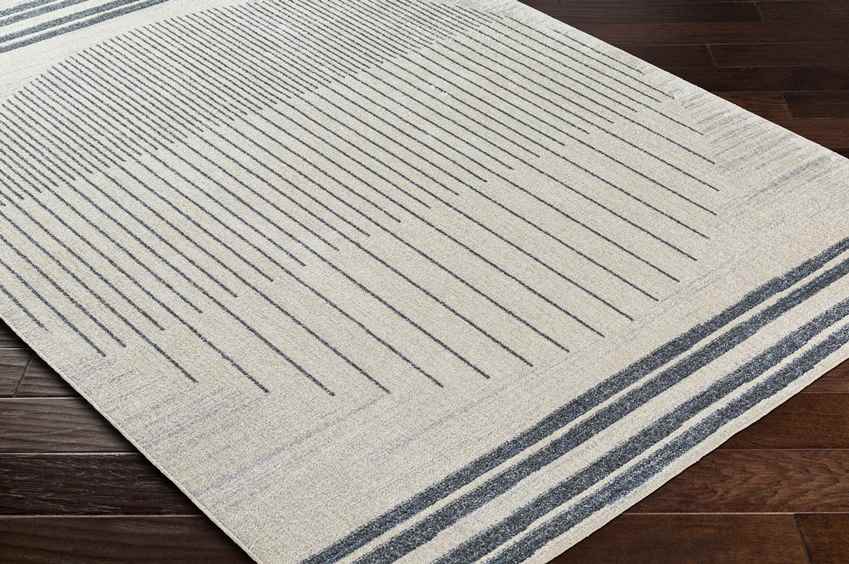 Elk Falls Modern Beige Washable Area Rug