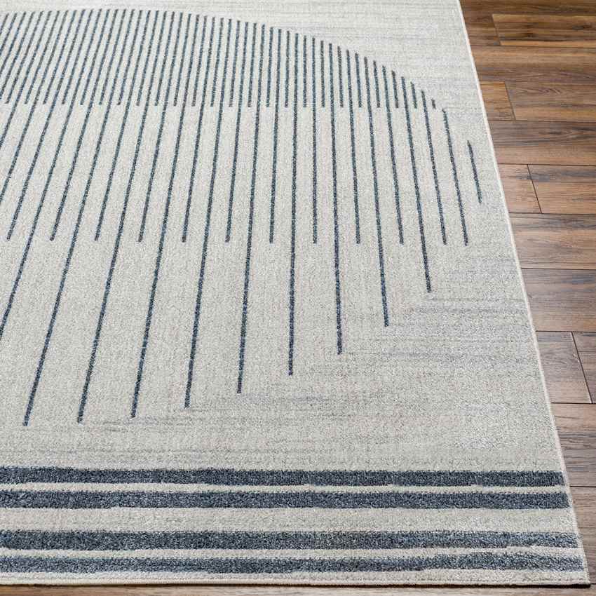 Elk Falls Modern Beige Washable Area Rug