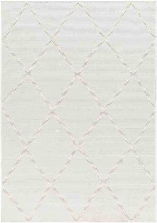 Buck Grove Global Ivory Washable Area Rug