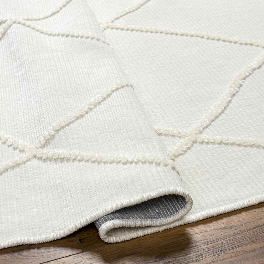 Buck Grove Global Ivory Washable Area Rug