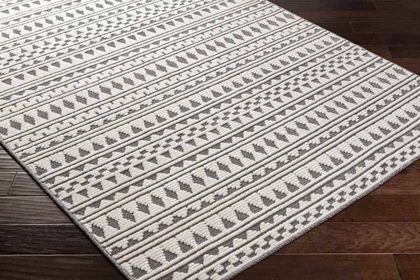 Buena Vista Global Charcoal Washable Area Rug