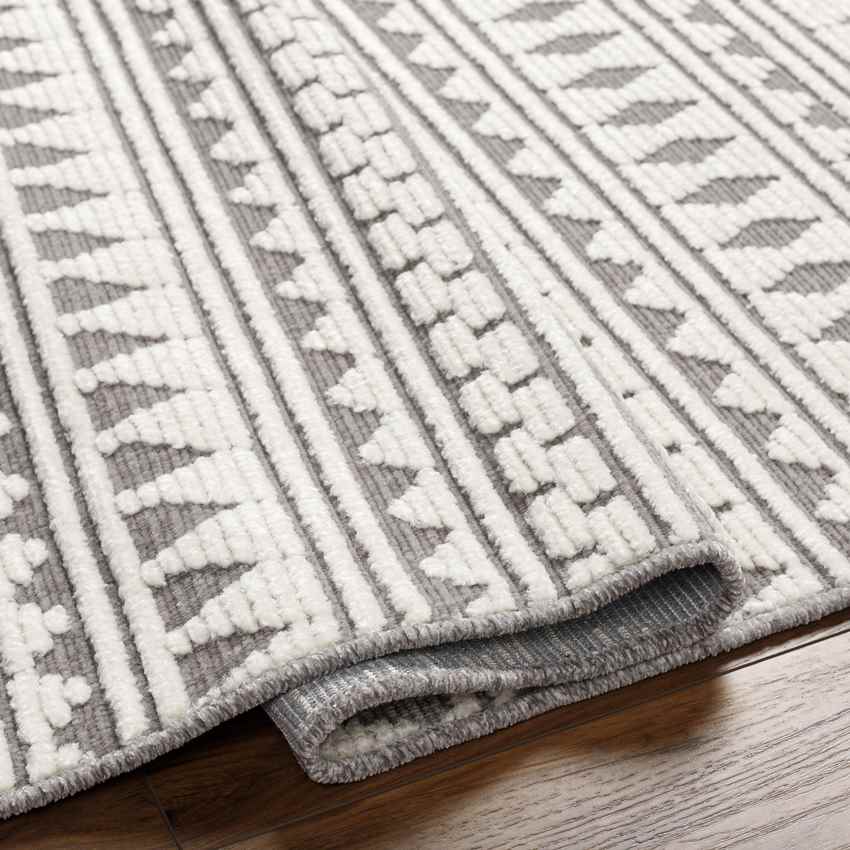 Buena Vista Global Charcoal Washable Area Rug