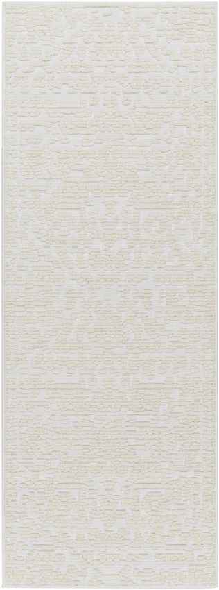 Centertown Cottage Ivory Washable Area Rug