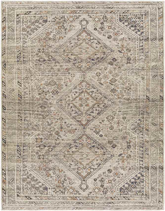 Tonganoxie Traditional Light Beige Washable Area Rug