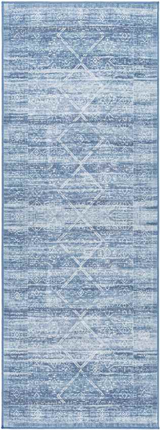 Rosalind Traditional Cobalt Washable Area Rug