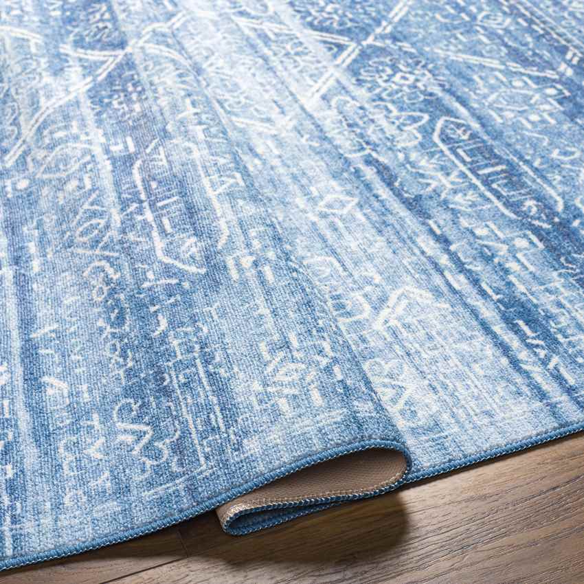 Rosalind Traditional Cobalt Washable Area Rug