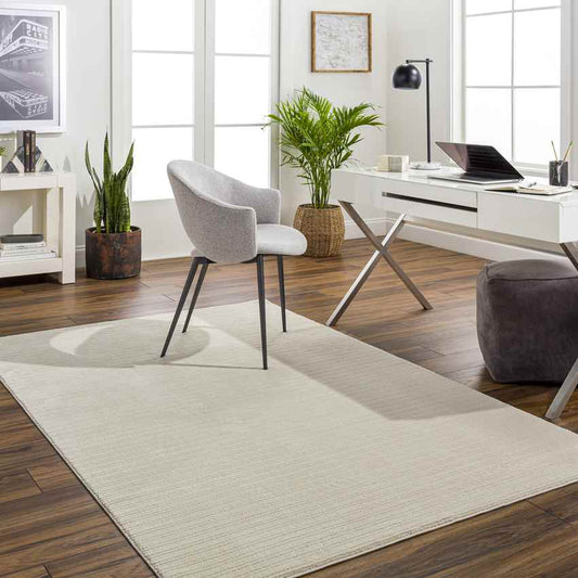 Angelino Cottage Beige Washable Area Rug