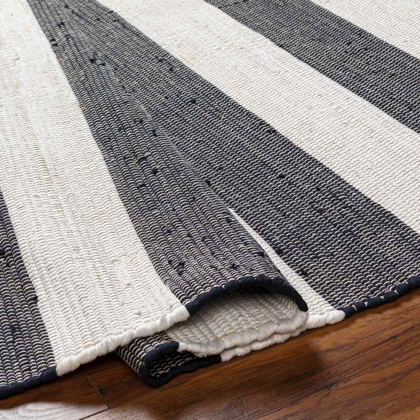 Kirby Modern Black Area Rug