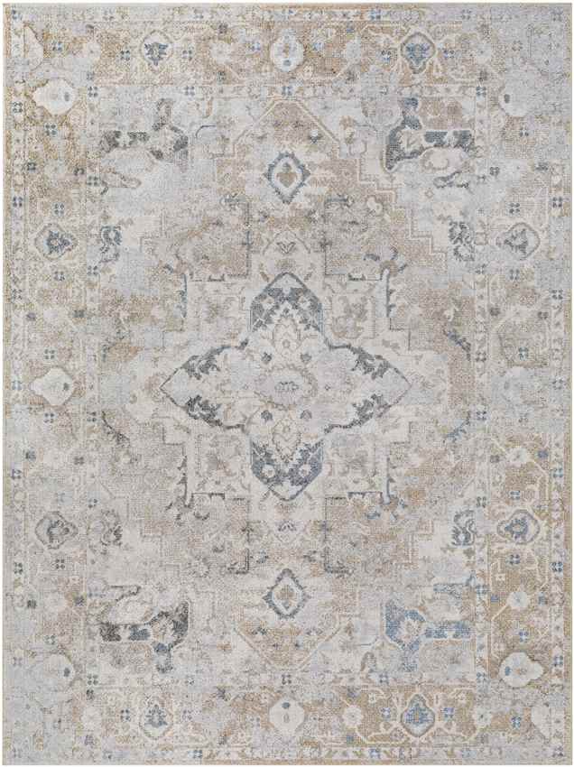 Moya Traditional Hickory Washable Area Rug