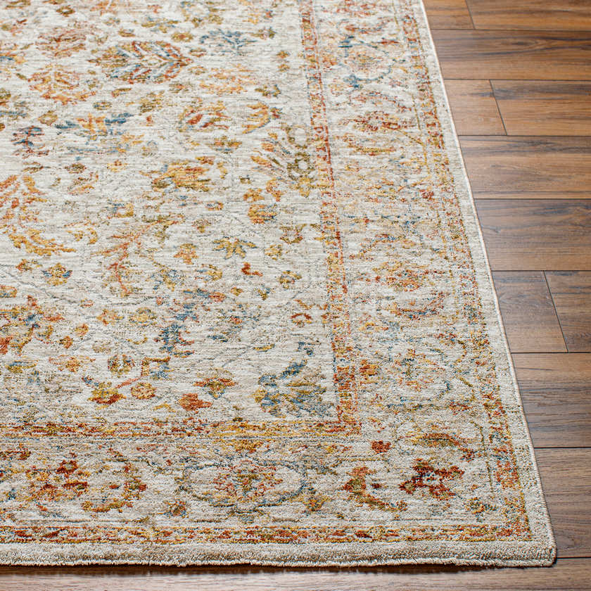 Kendrix Traditional Light Sage/Tan Area Rug