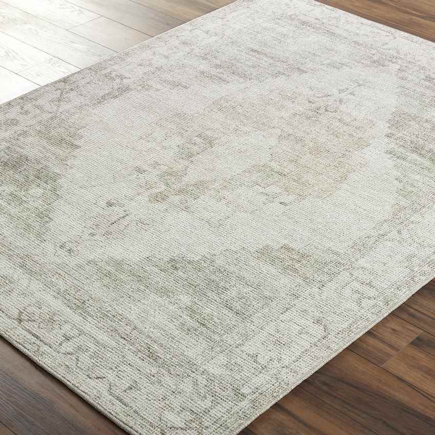 Chong Traditional Sage/Cream Area Rug