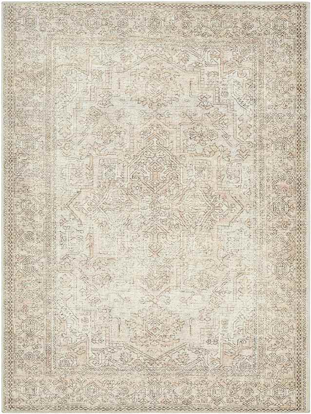 Kole Traditional Blush/Cream Area Rug