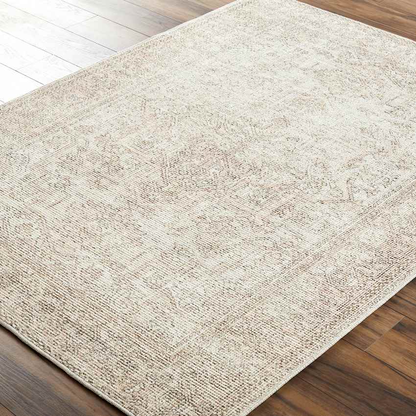 Kole Traditional Blush/Cream Area Rug