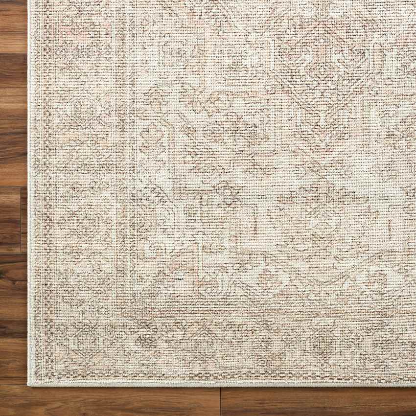 Kole Traditional Blush/Cream Area Rug