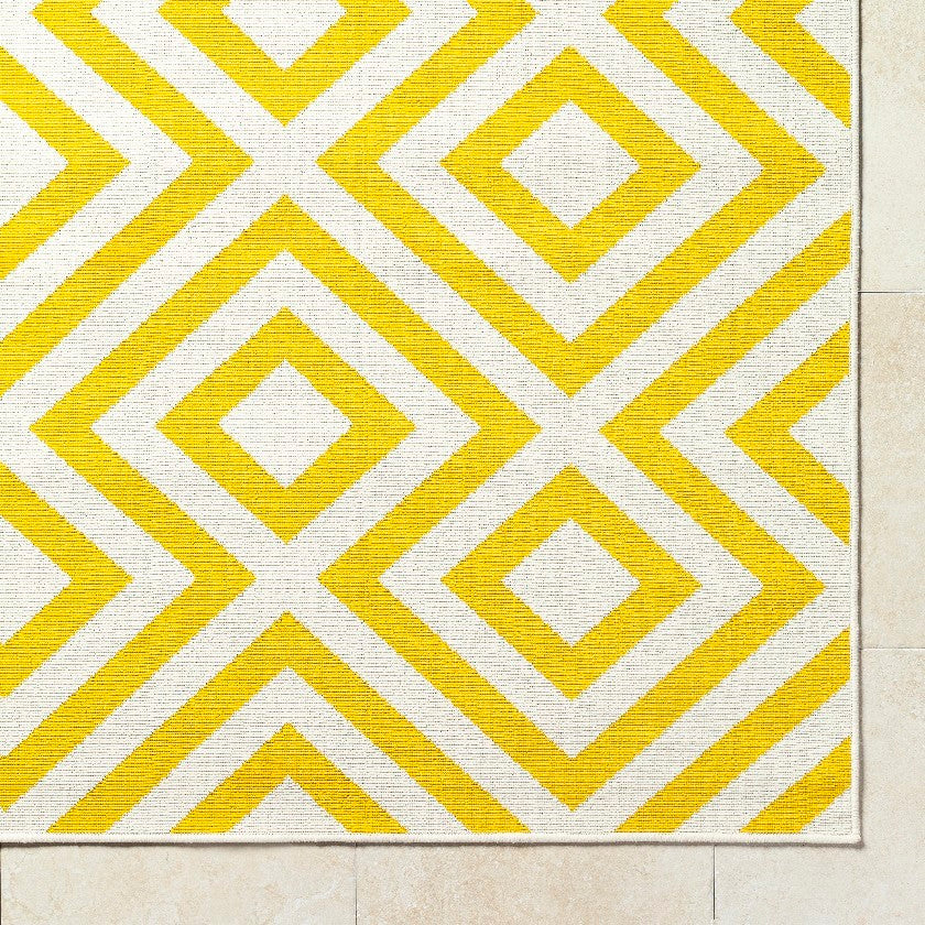 Maya Modern Saffron Area Rug