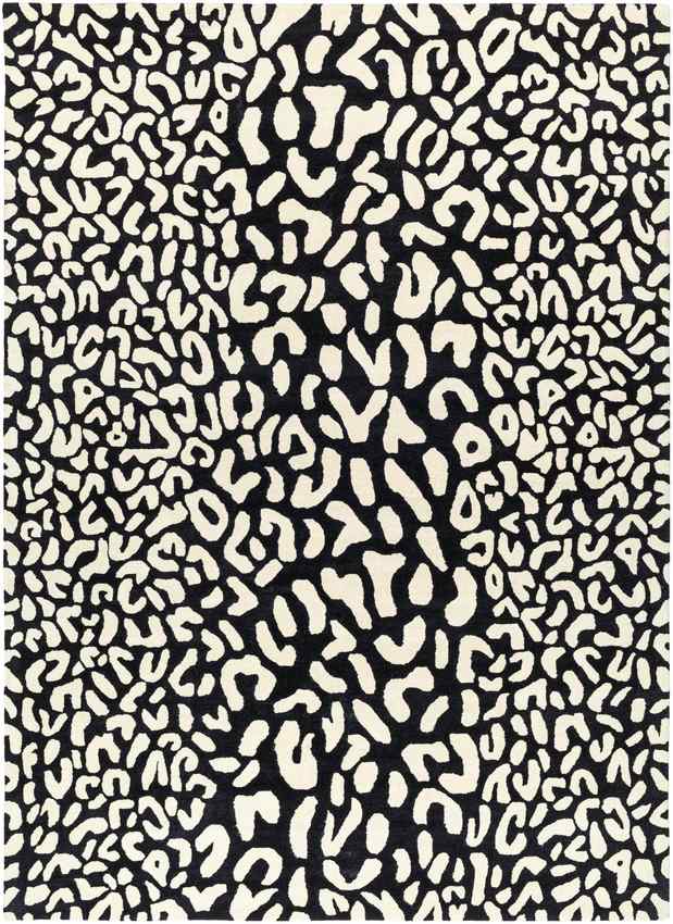 Grenoble Modern Butter/Black Area Rug