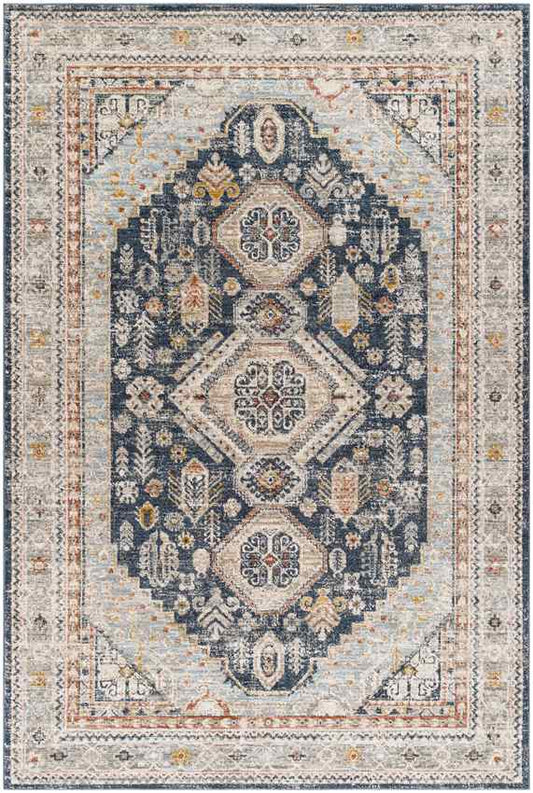 Tiwanna Traditional Charcoal Area Rug