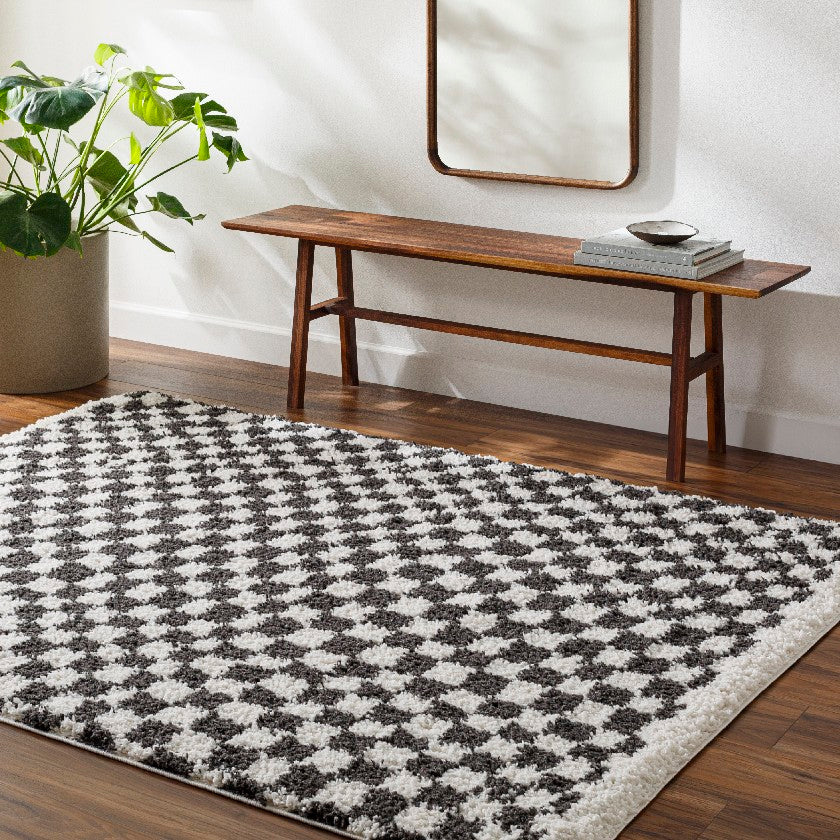 Emmitt Modern Dark Gray Area Rug