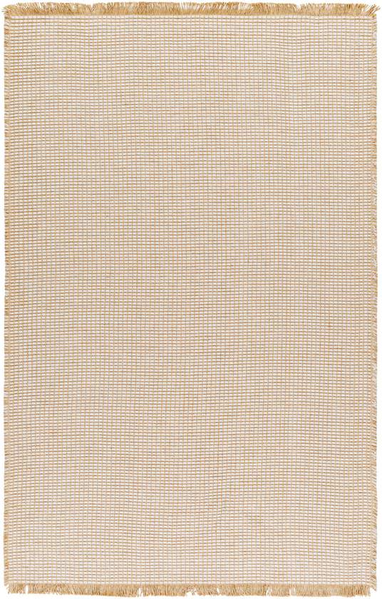 Hendy Solid and Border Mocha Area Rug