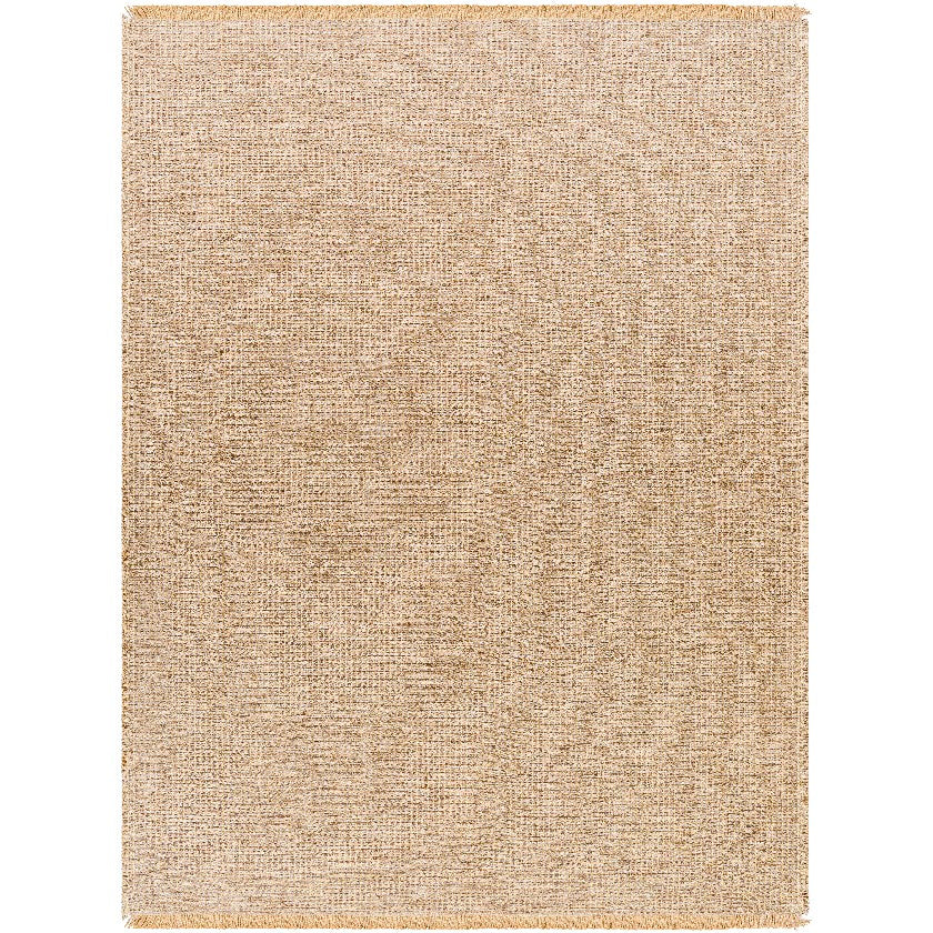 Hendy Solid and Border Brown Area Rug